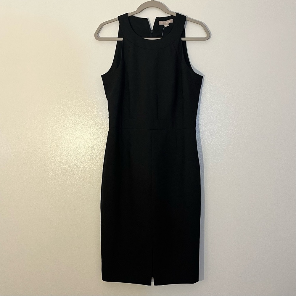Banana Republic | NEW black halter style sheath dress Women’s size 10 business